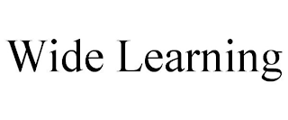 WIDE LEARNING