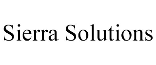 SIERRA SOLUTIONS