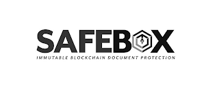 SAFEBOX IMMUTABLE BLOCKCHAIN DOCUMENT PROTECTION