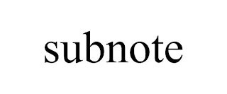 SUBNOTE