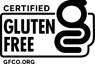 CERTIFIED GLUTEN FREE GFCO.ORG GC