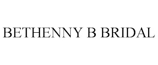 BETHENNY B BRIDAL