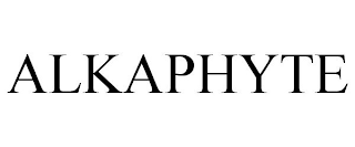 ALKAPHYTE