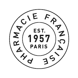 PHARMACIE FRANÇAISE EST. 1957 PARIS