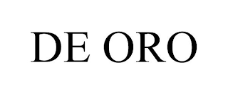 DE ORO