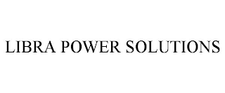 LIBRA POWER SOLUTIONS