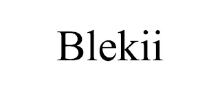 BLEKII