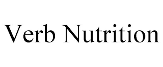 VERB NUTRITION