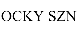 OCKY SZN