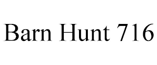 BARN HUNT 716