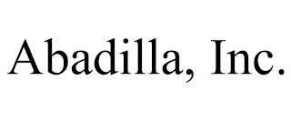 ABADILLA, INC.