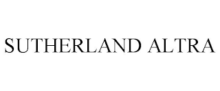 SUTHERLAND ALTRA