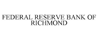 FEDERAL RESERVE BANK OF RICHMOND