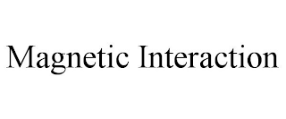 MAGNETIC INTERACTION