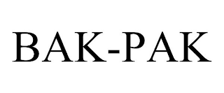 BAK-PAK