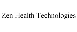 ZEN HEALTH TECHNOLOGIES