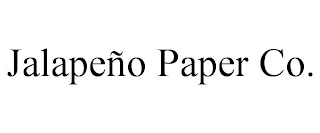 JALAPEÑO PAPER CO.