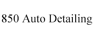 850 AUTO DETAILING