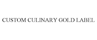 CUSTOM CULINARY GOLD LABEL