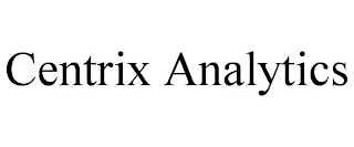 CENTRIX ANALYTICS