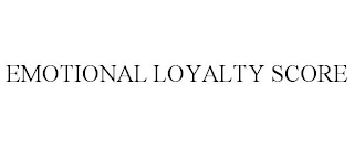 EMOTIONAL LOYALTY SCORE