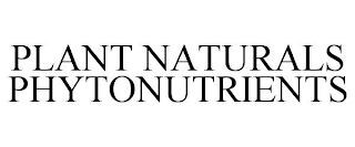 PLANT NATURALS PHYTONUTRIENTS