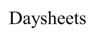 DAYSHEETS