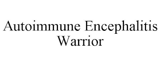 AUTOIMMUNE ENCEPHALITIS WARRIOR