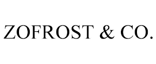 ZOFROST & CO.