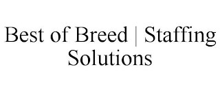 BEST OF BREED | STAFFING SOLUTIONS