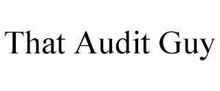 THAT AUDIT GUY