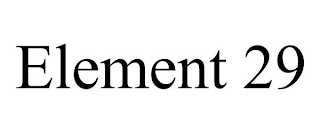 ELEMENT 29