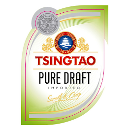 TSINGTAO PURE DRAFT IMPORTED SMOOTH & CRISP