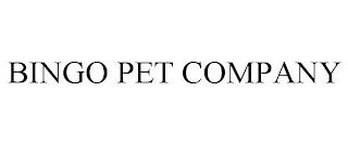 BINGO PET COMPANY