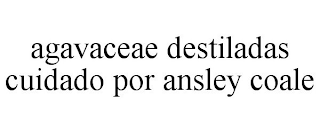 AGAVACEAE DESTILADAS CUIDADO POR ANSLEYCOALE