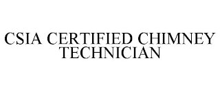 CSIA CERTIFIED CHIMNEY TECHNICIAN