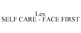 LEX SELF CARE - FACE FIRST