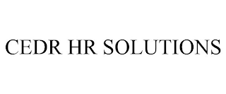 CEDR HR SOLUTIONS