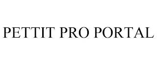 PETTIT PRO PORTAL