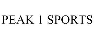 PEAK 1 SPORTS