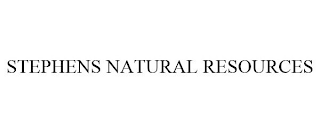 STEPHENS NATURAL RESOURCES