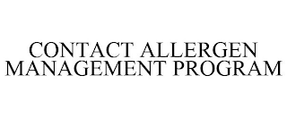 CONTACT ALLERGEN MANAGEMENT PROGRAM