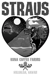 STRAUS KONA COFFEE FARMS HOLUALOA, HAWAII KAYA