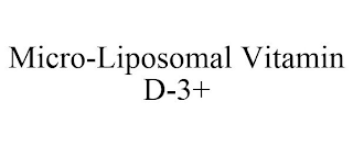 MICRO-LIPOSOMAL VITAMIN D-3+