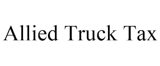 ALLIED TRUCK TAX