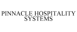 PINNACLE HOSPITALITY SYSTEMS