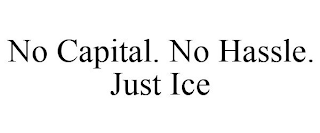 NO CAPITAL. NO HASSLE. JUST ICE