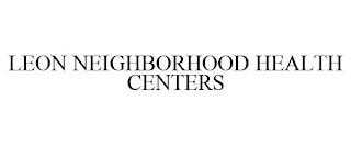 LEON NEIGHBORHOOD HEALTH CENTERS