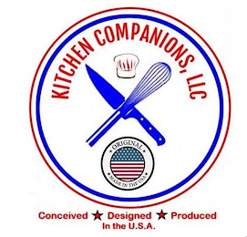 KITCHEN COMPANIONS, LLC ORIGINAL MADE IN THE USA CONCEIVED DESIGNED PRODUCED IN THE U.S.A.