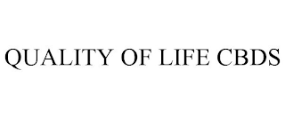 QUALITY OF LIFE CBDS